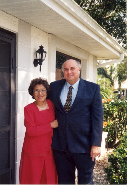 Vicki Bragin with husband Joseph in Tampa, Florida