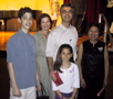 Vicki Bragin with family of Odi Matityahu, a former student of VIcki
